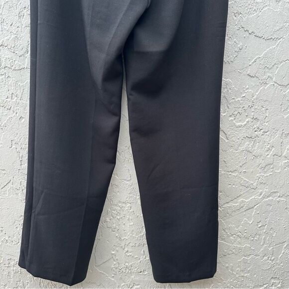 J JILL Pants Women 6 Straight Leg Office Work Black Minimalist - Picture 10 of 11